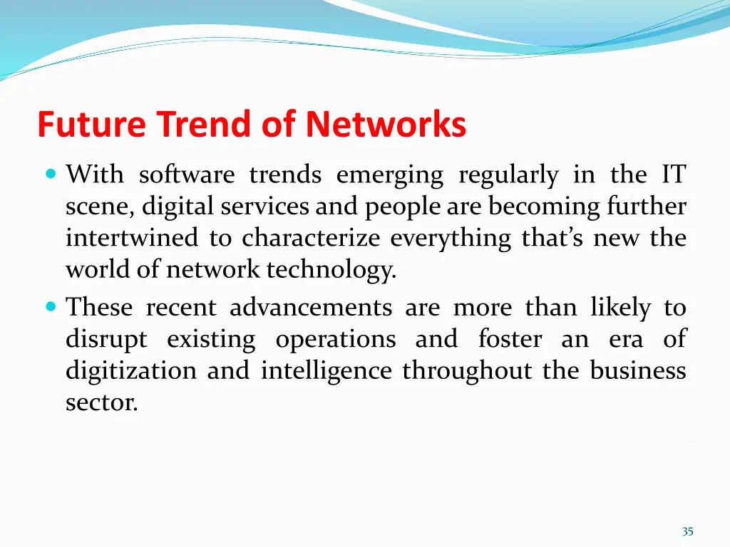 future trend of networks