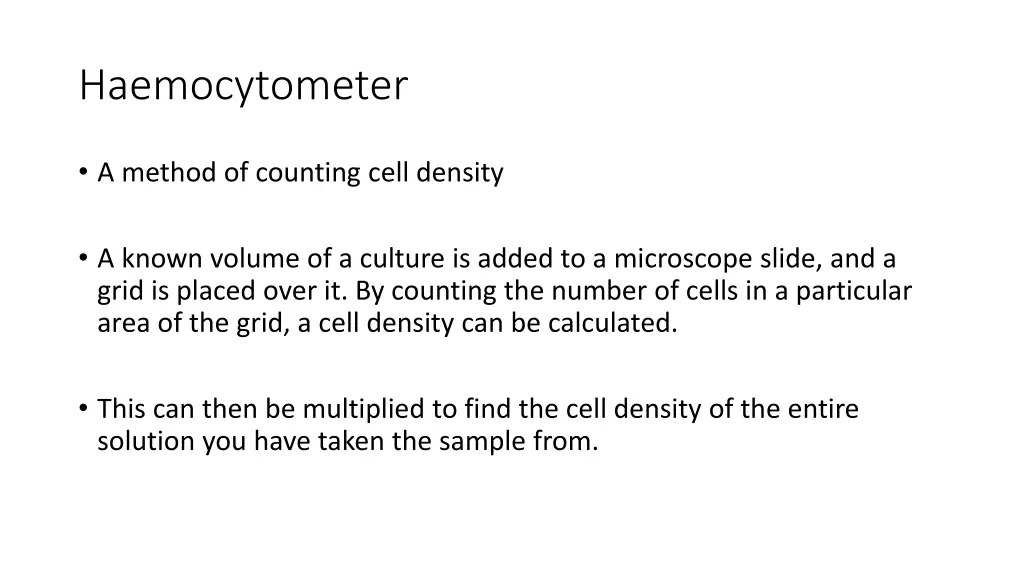 haemocytometer