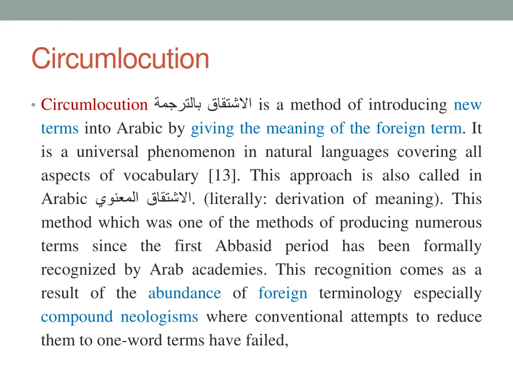 circumlocution