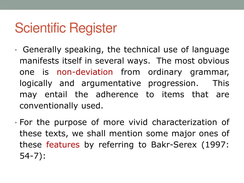 scientific register