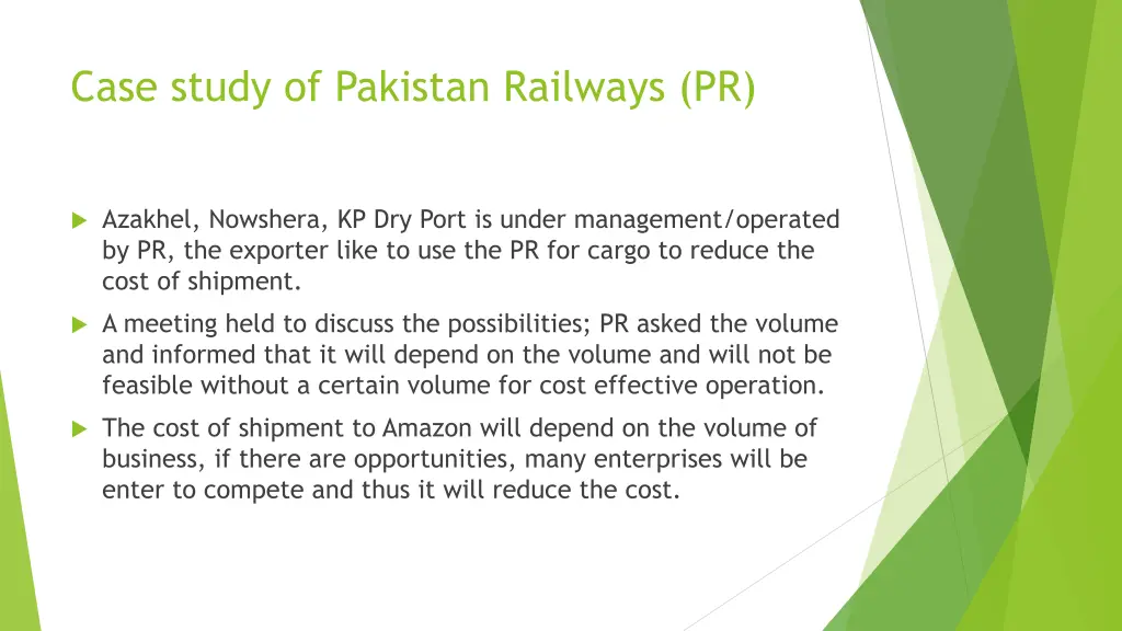 case study of pakistan railways pr