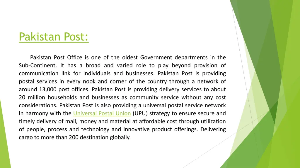 pakistan post