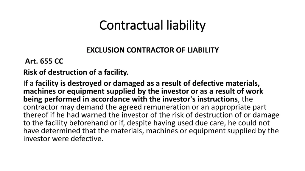 contractual contractual liability 10