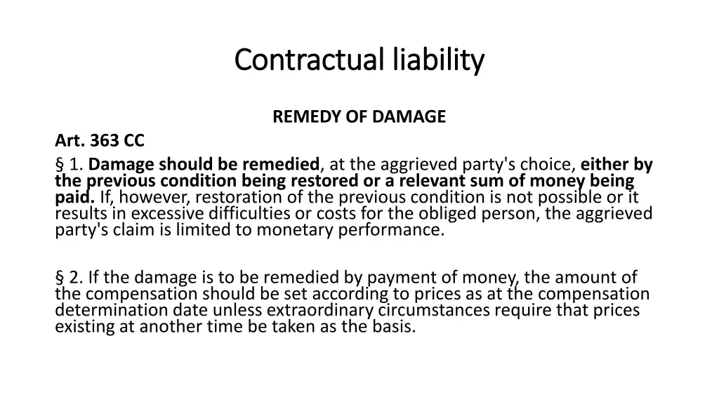 contractual contractual liability 11