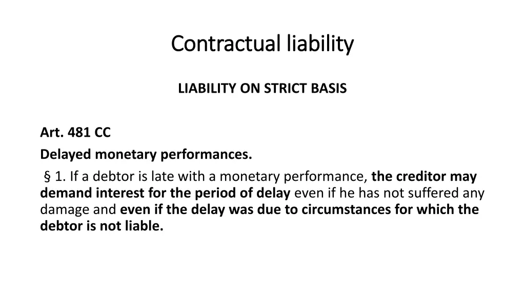 contractual contractual liability 6