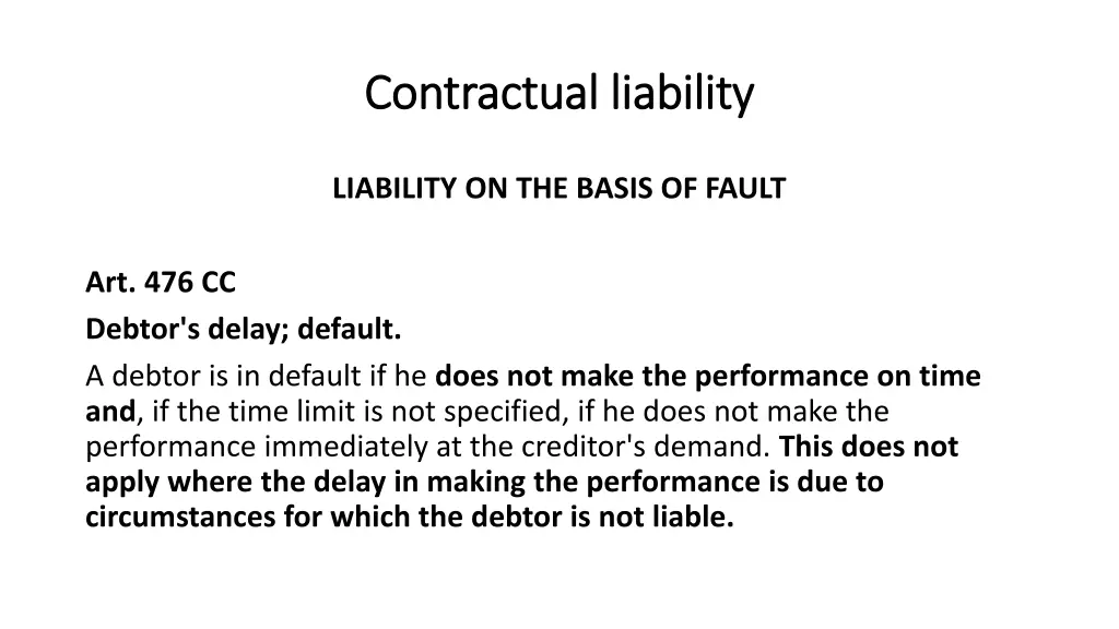 contractual contractual liability 8