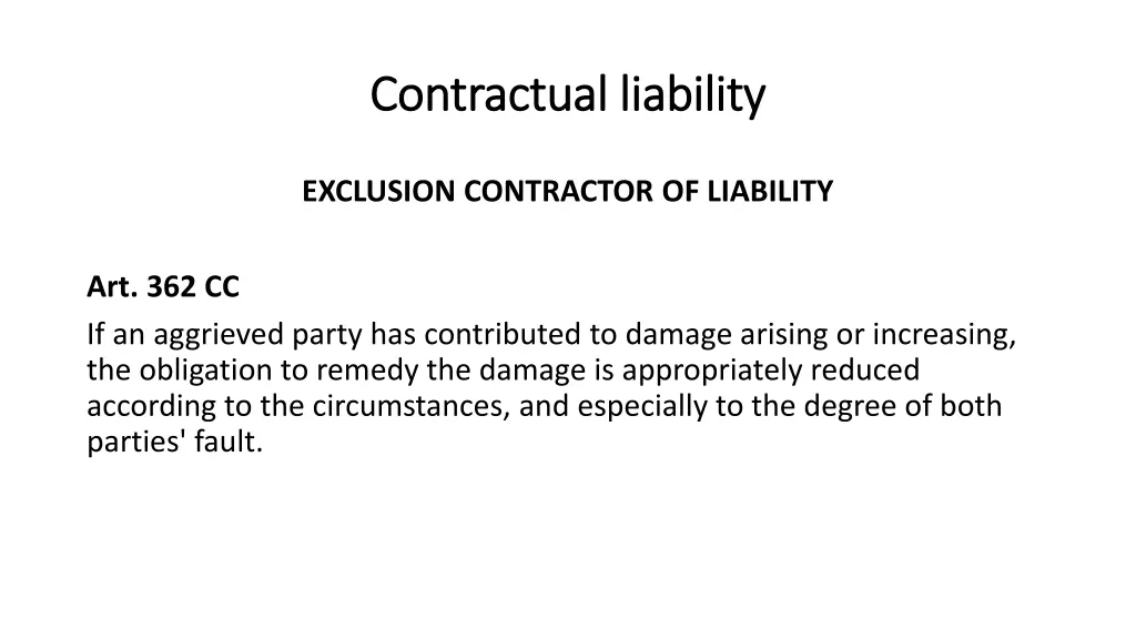 contractual contractual liability 9