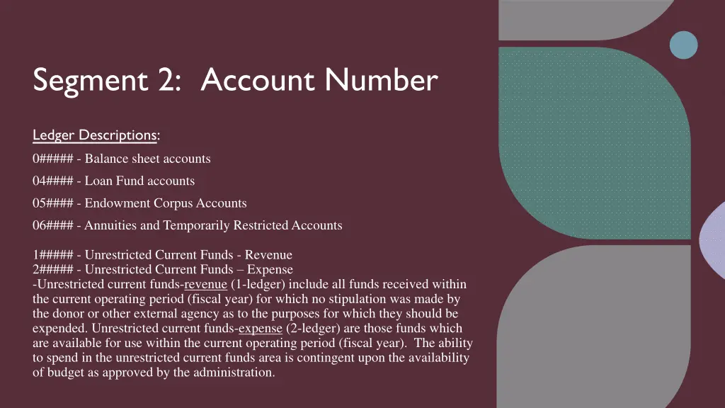 segment 2 account number