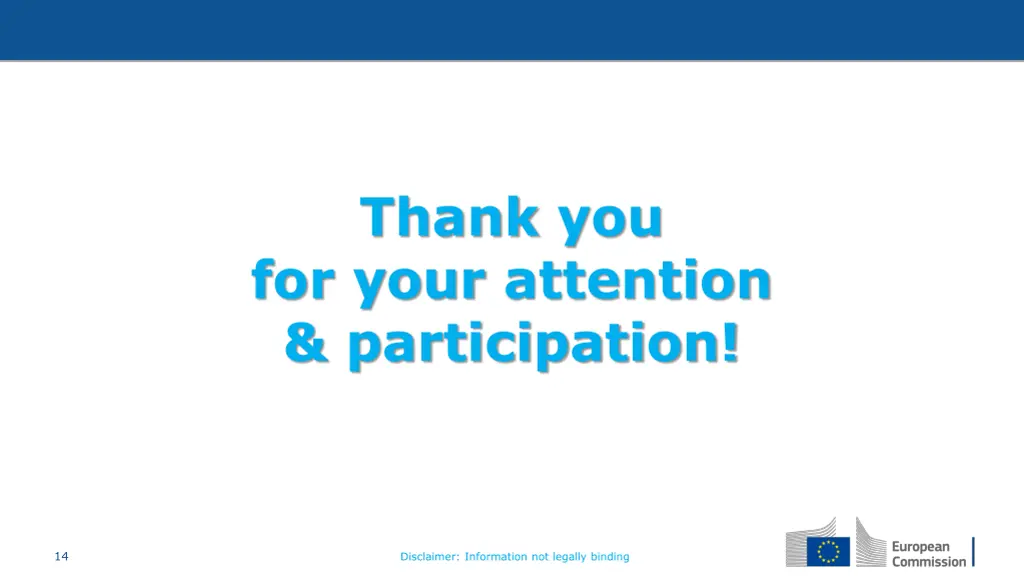 thank you for your attention participation