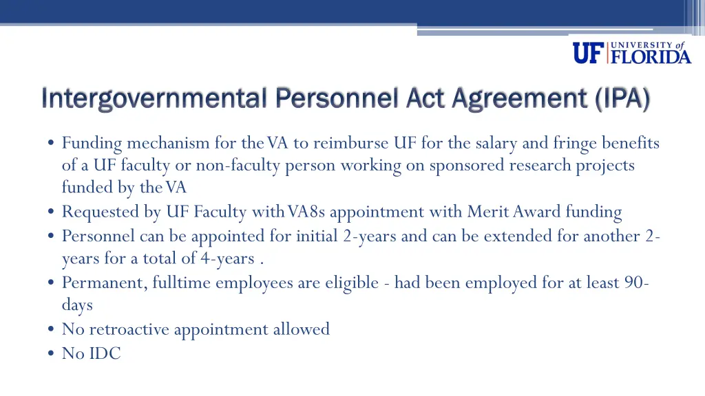 intergovernmental personnel act agreement