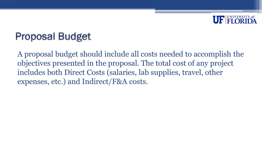 proposal budget proposal budget