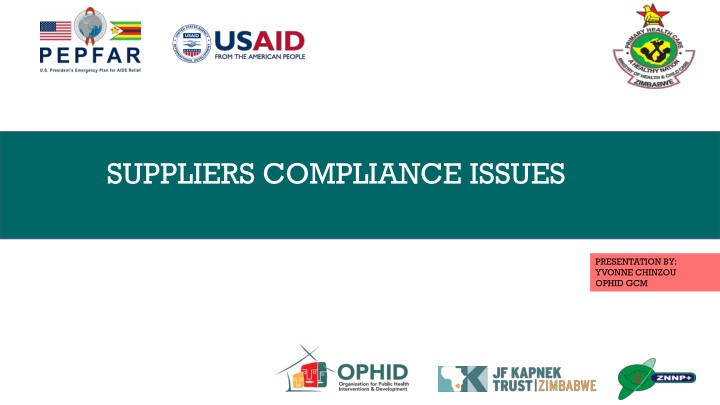 suppliers compliance issues