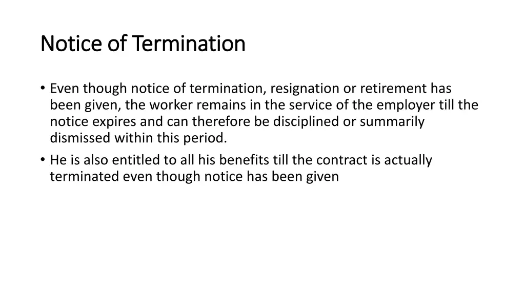 notice of termination notice of termination 1