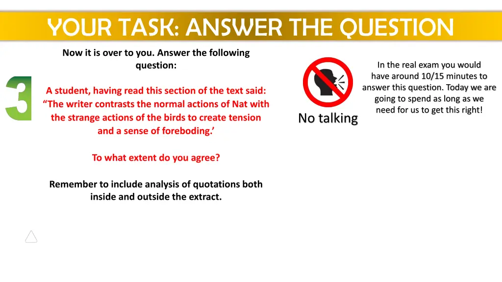 your task answer the question