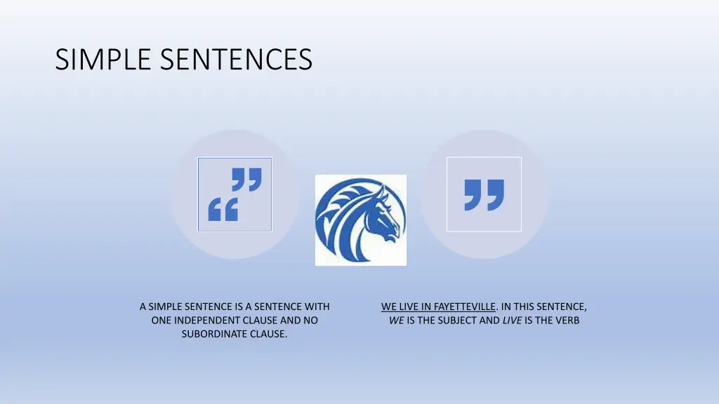 simple sentences