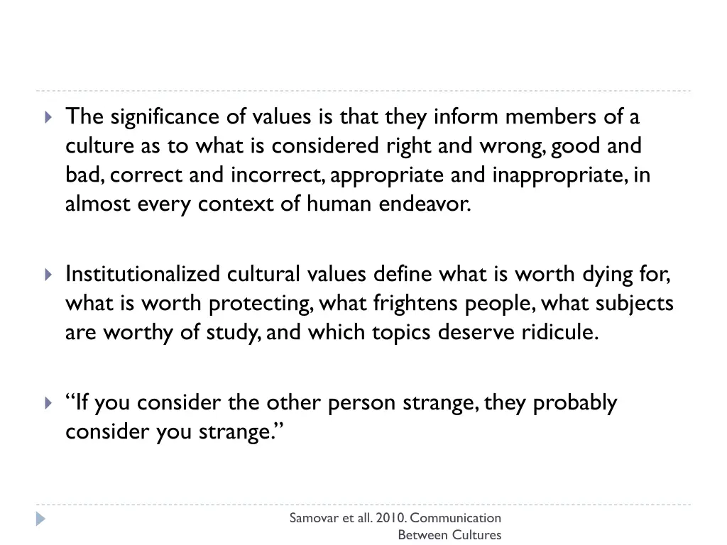 the significance of values is that they inform