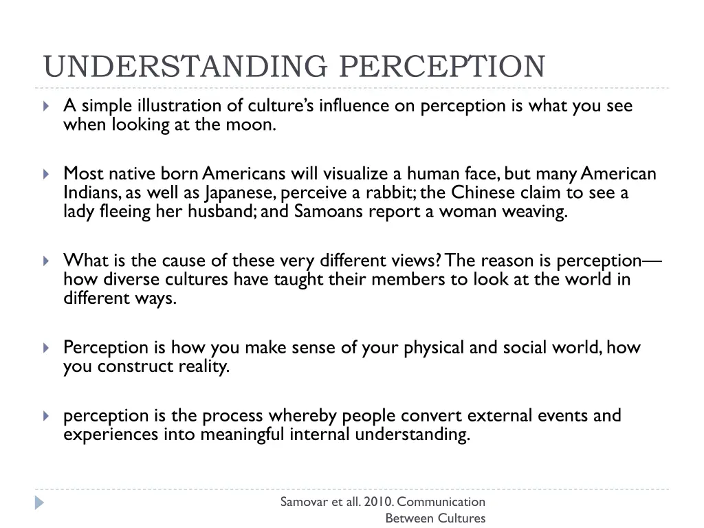 understanding perception