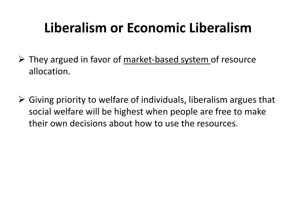 liberalism or economic liberalism 1