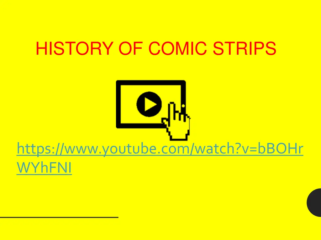 history of comic strips