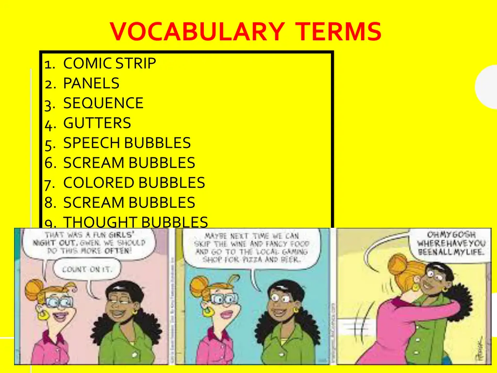 vocabulary terms