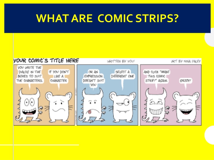 what are comic strips