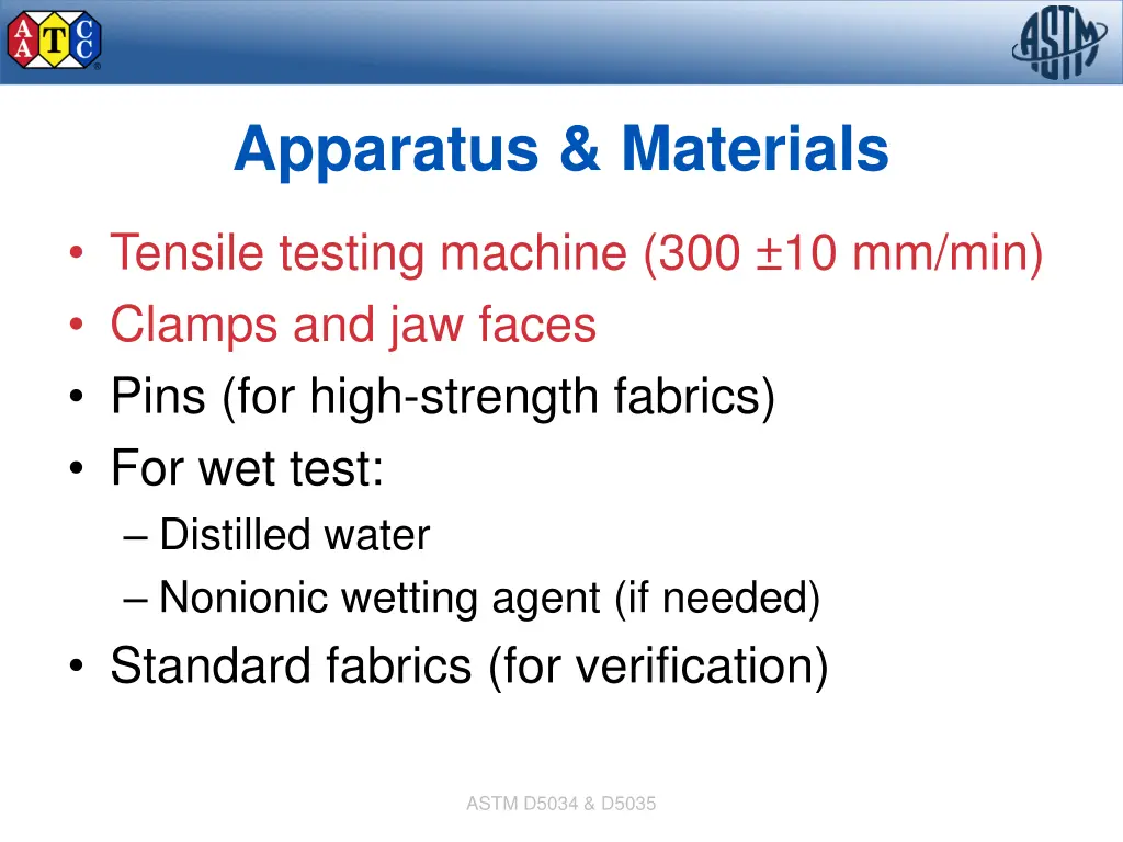 apparatus materials