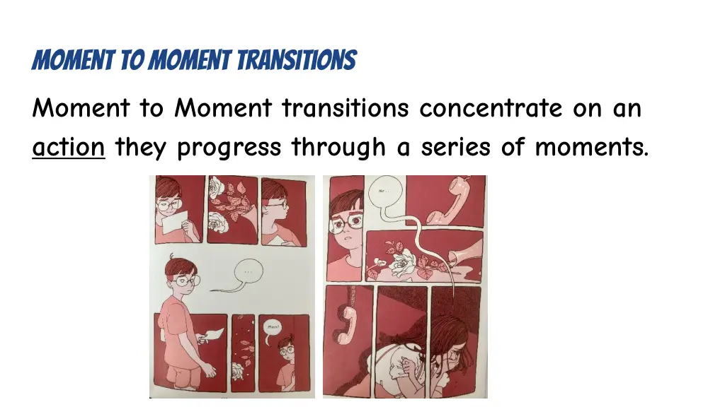 moment to moment transitions