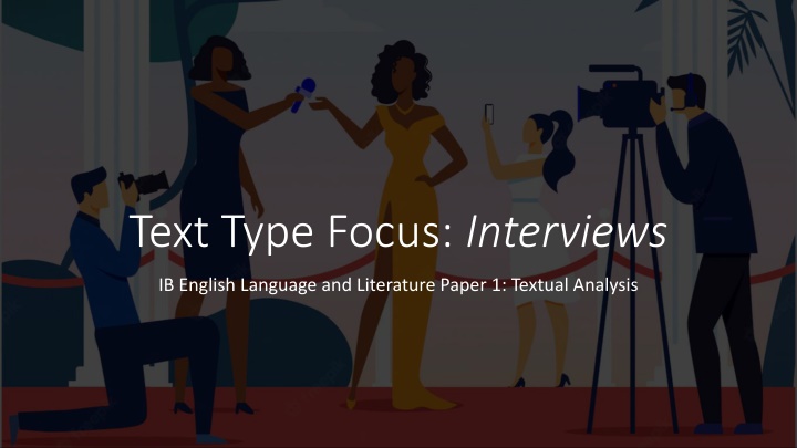 text type focus interviews