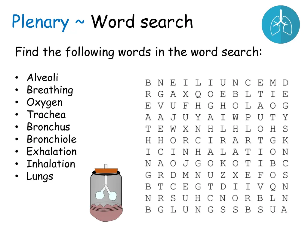 plenary word search