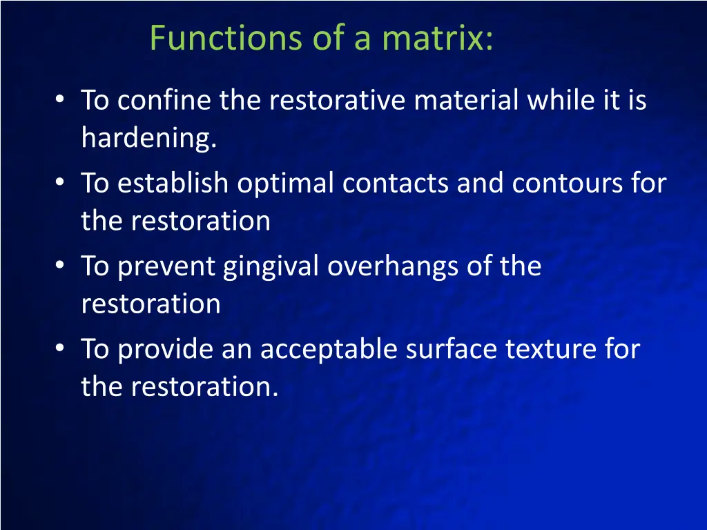 functions of a matrix