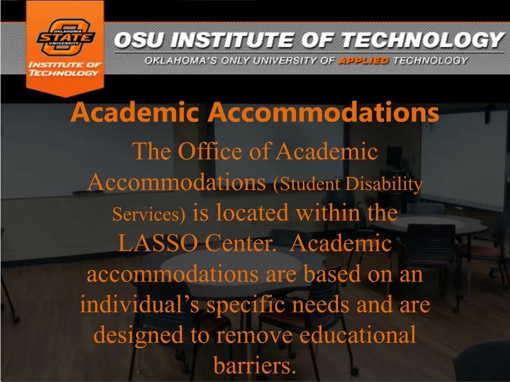 academic accommodations the office of academic