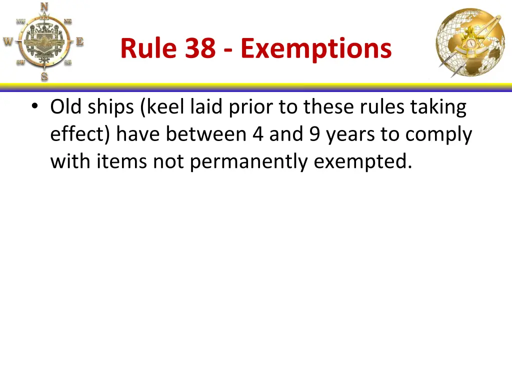 rule 38 exemptions