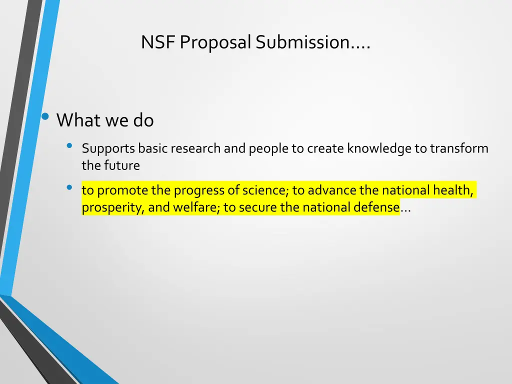 nsf proposal submission 3