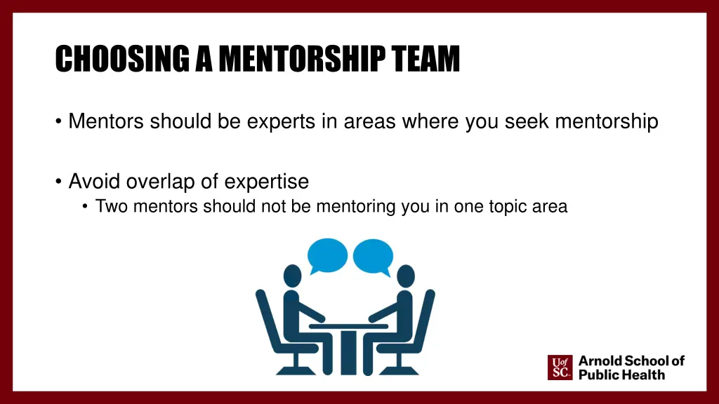 choosing a mentorship team