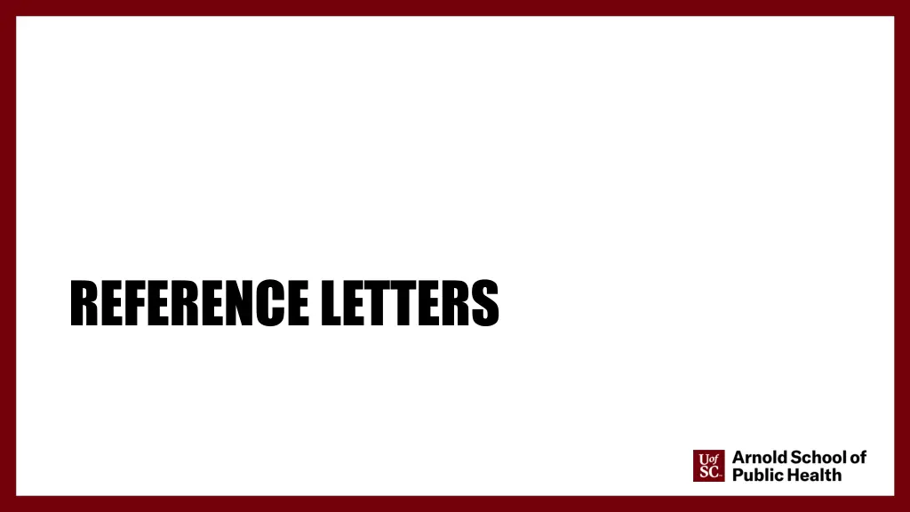 reference letters