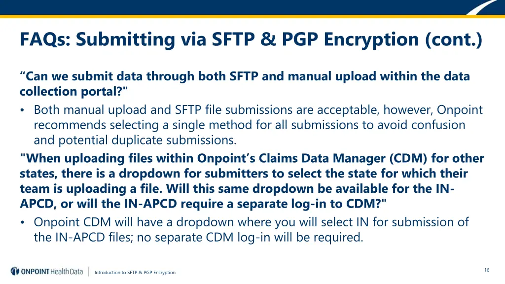 faqs submitting via sftp pgp encryption cont 1