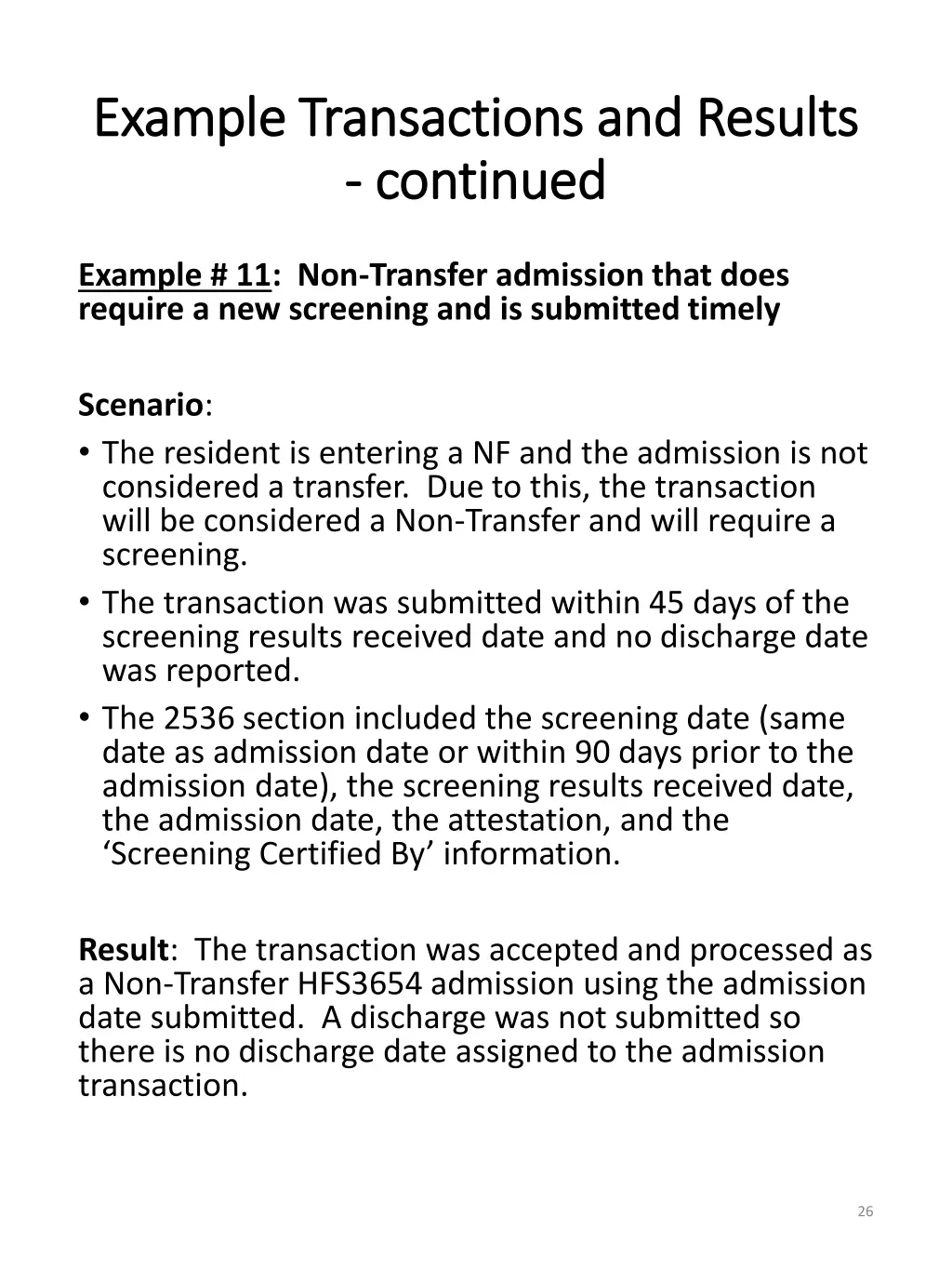 example transactions and results example 10