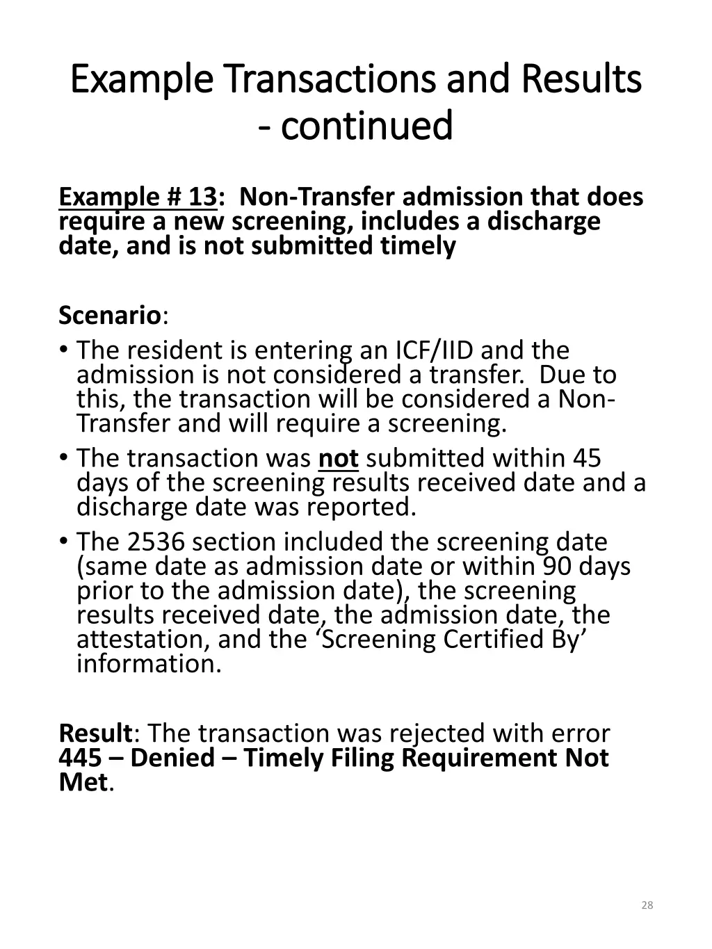 example transactions and results example 12