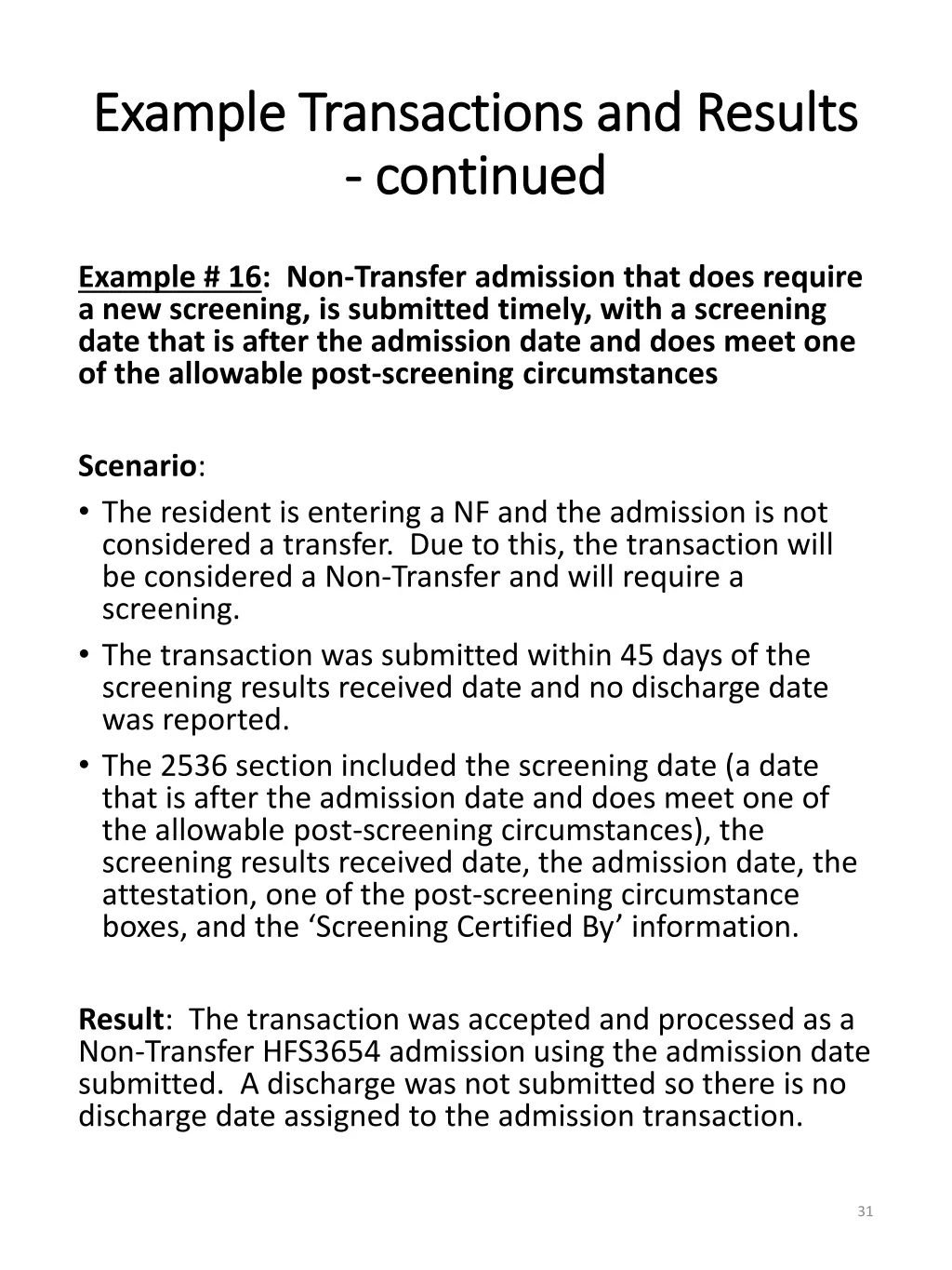 example transactions and results example 15