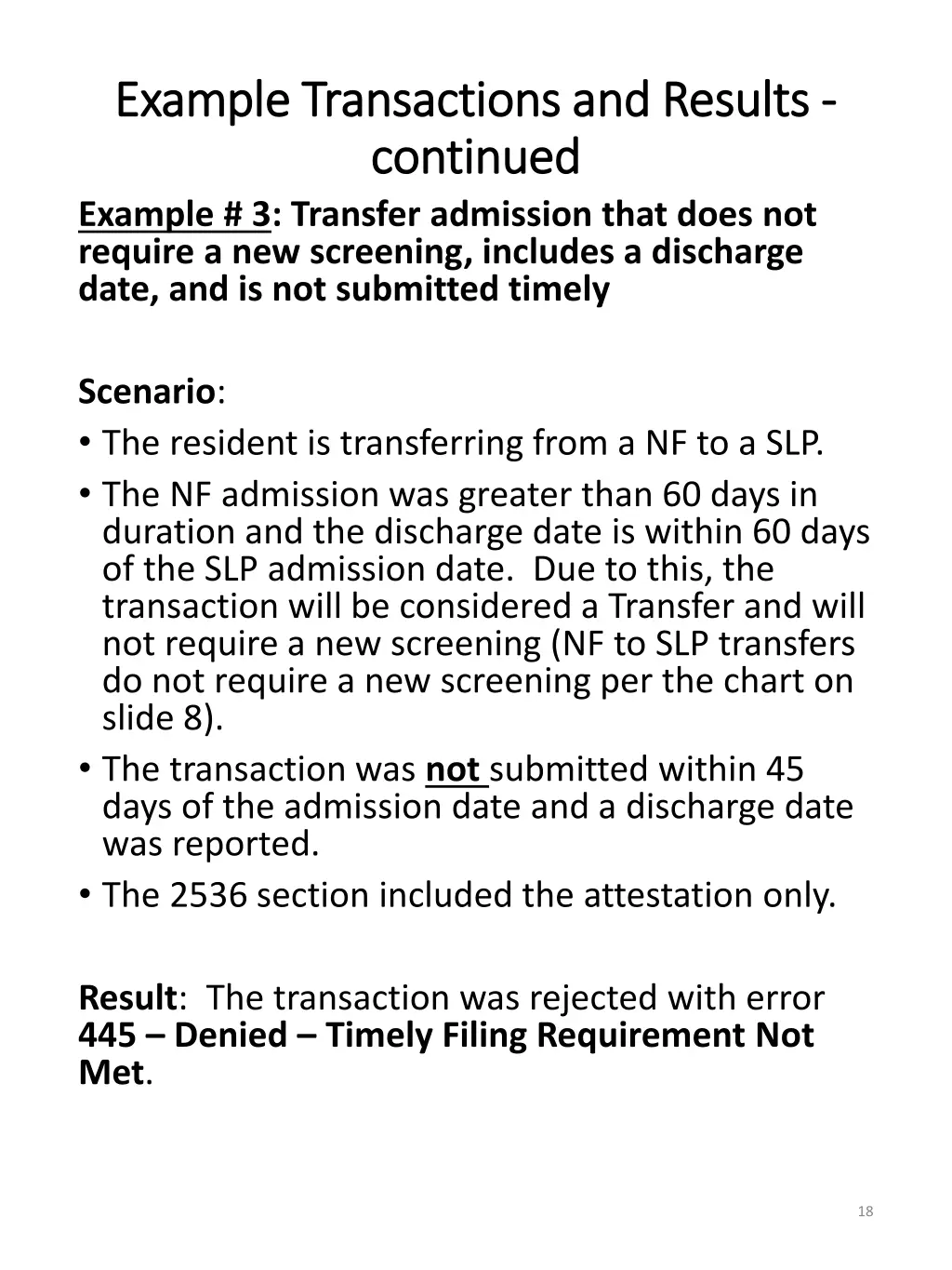 example transactions and results example 2