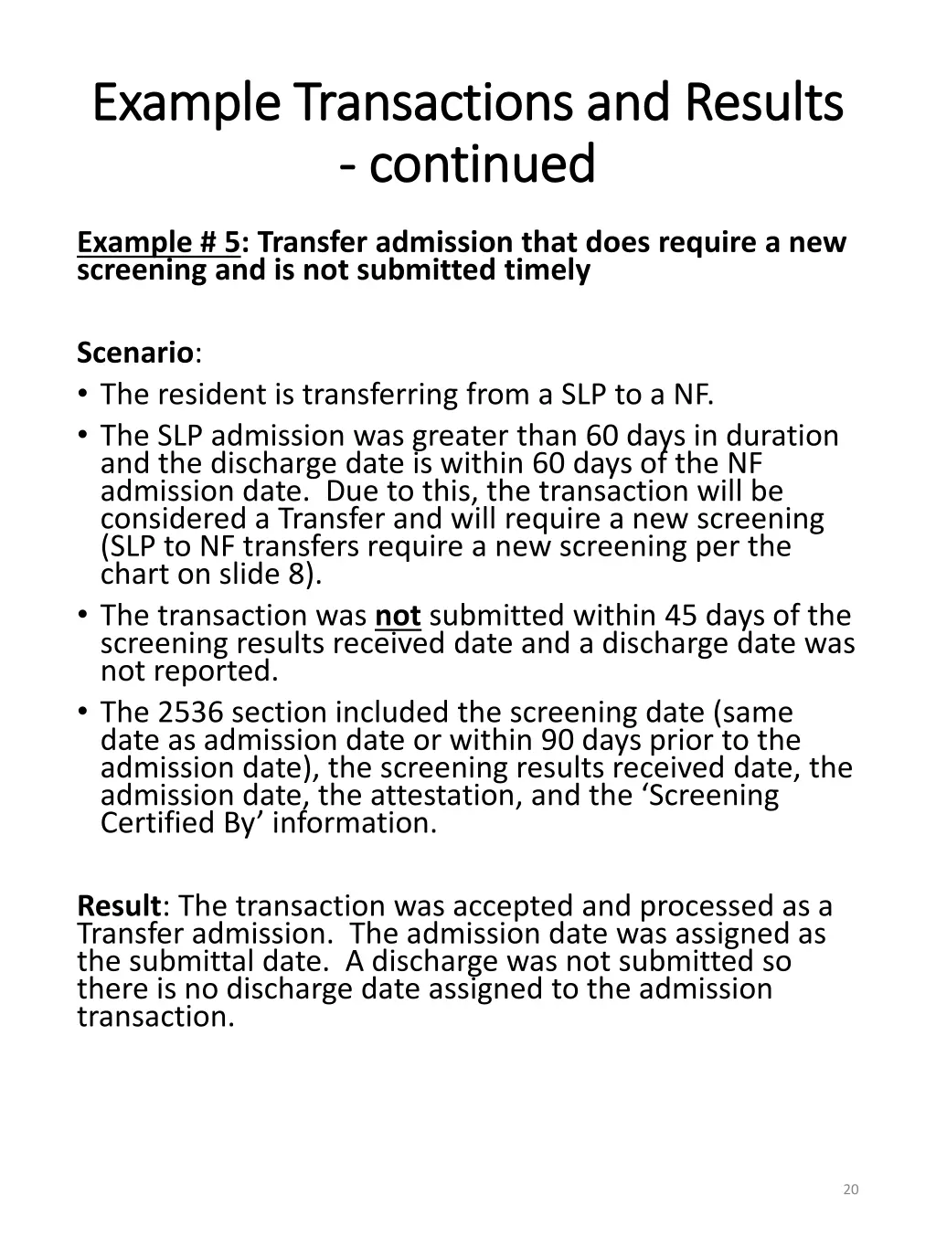 example transactions and results example 4