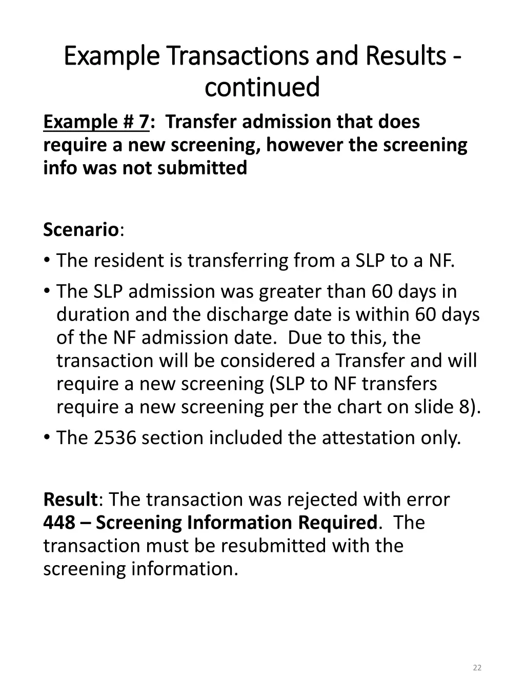 example transactions and results example 6