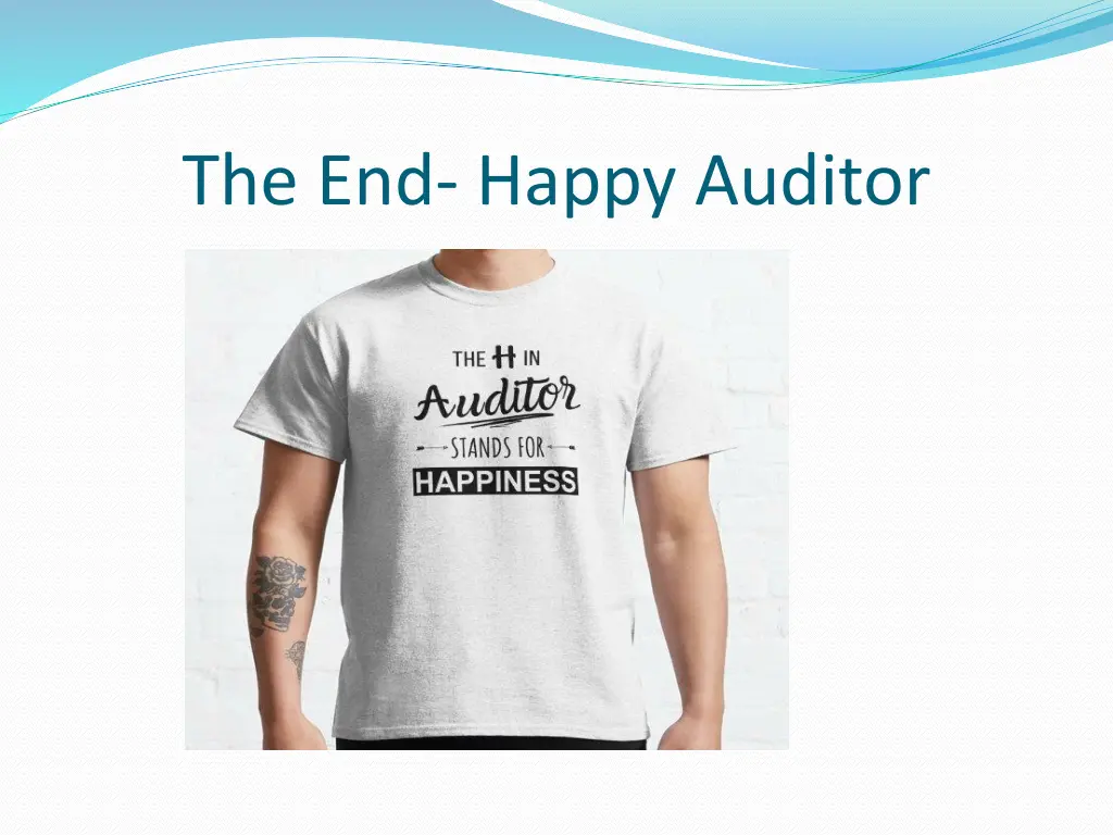 the end happy auditor