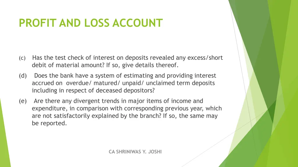 profit and loss account 1