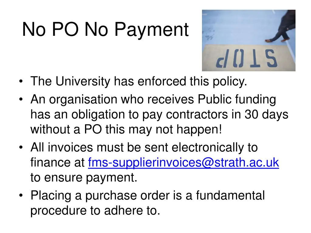 no po no payment