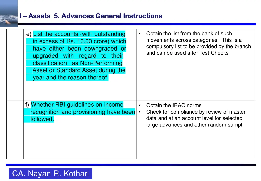 i i assets 5 advances assets 5 advances general 2