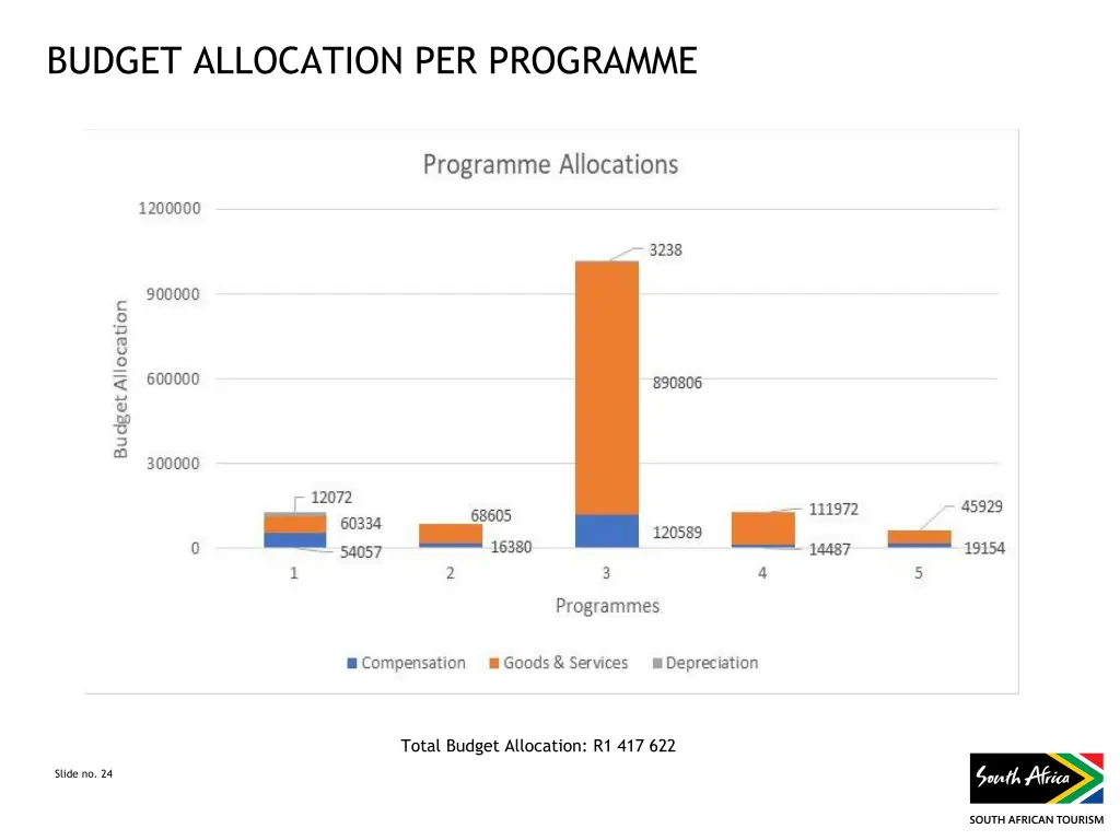 budget allocation per programme