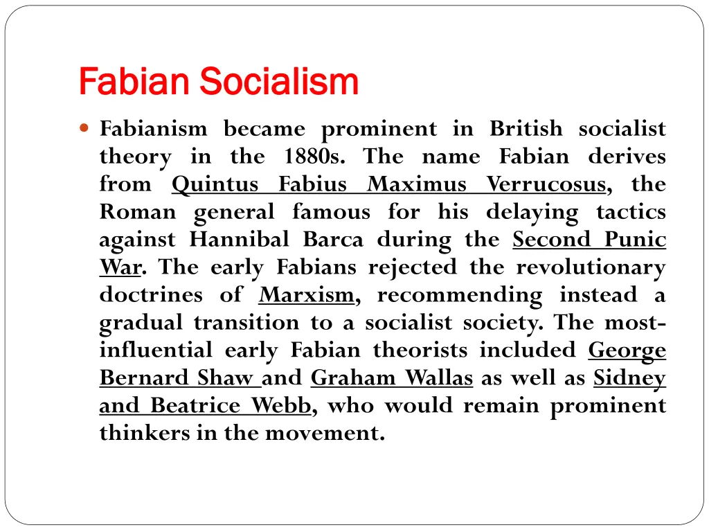 fabian socialism fabian socialism