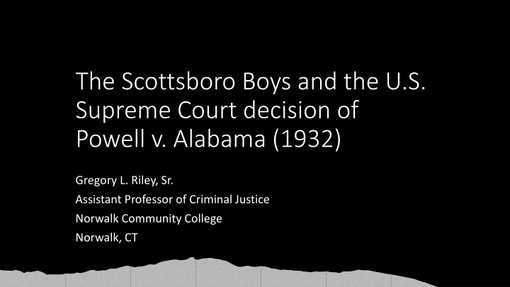 the scottsboro boys and the u s supreme court