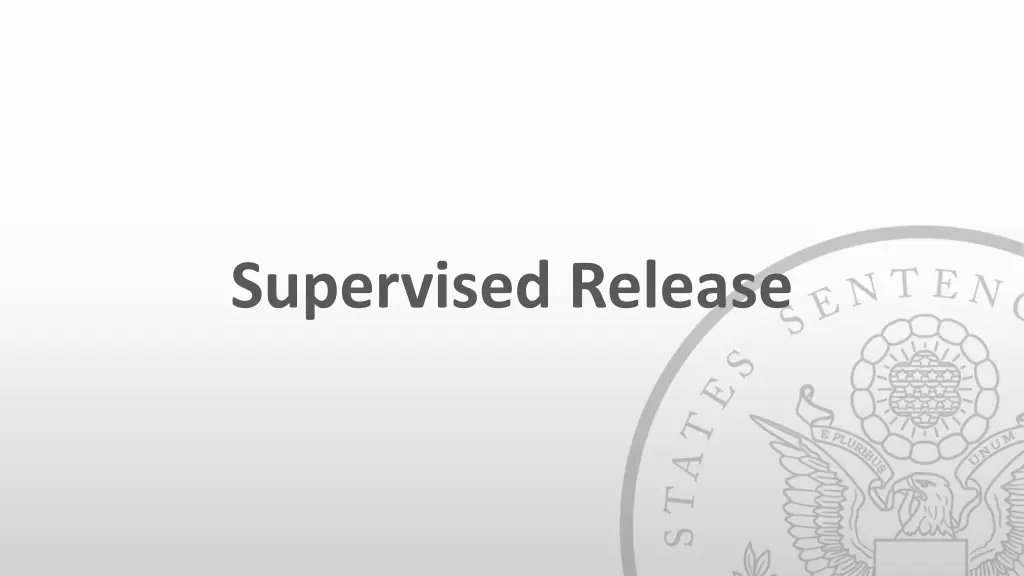 supervised release